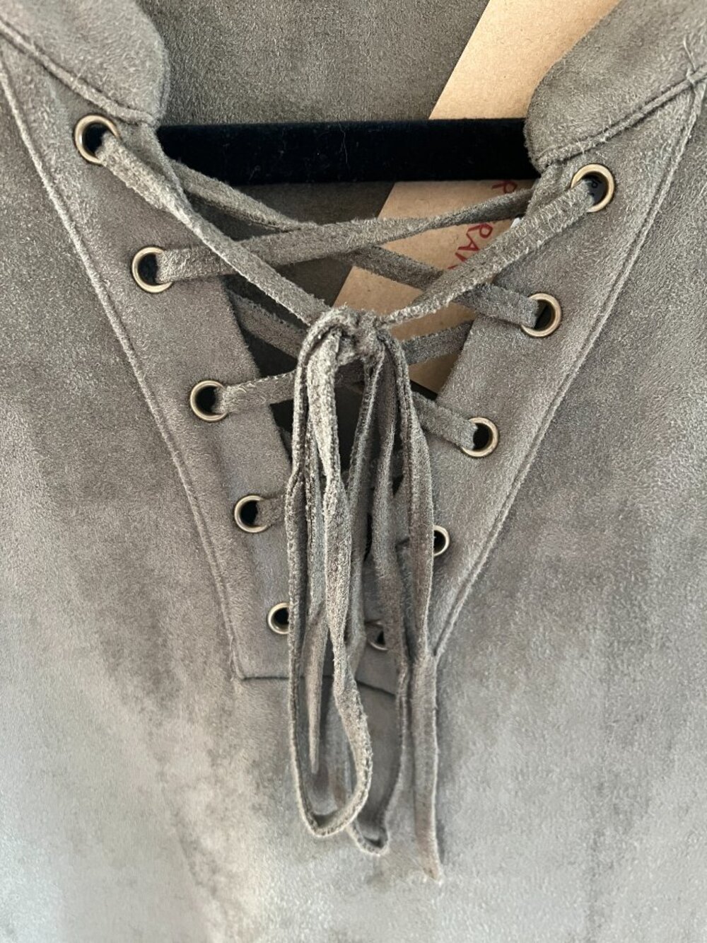 Mini-Suede Dress - Picture 5 of 6